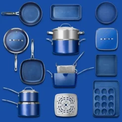Granitestone Blue 20 Piece Nonstick Cookware And Bakeware Set -Cookware Store GUEST 00b38d9d cc62 4729 9b22 9fb3219e1937