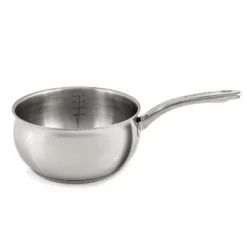 BergHOFF Belly Shape 18/10 Stainless Steel 4Pc Skillet & Saucepan Set, Metal Lid -Cookware Store GUEST 01662f06 184e 489e bfa0 ed3eaea50b20