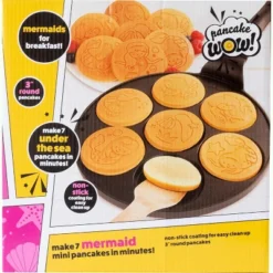 Pancake Wow! Mermaid Mini Pancake Pan - Make 7 Different Flapjack Mermaids, Nonstick Pan Cake Maker For Under The Sea Fun, Unique Gift For Kids, Girls 10 Pancake Wow! Mermaid Mini Pancake Pan - Make 7 Different Flapjack Mermaids, Nonstick Pan Cake Maker For Under The Sea Fun, Unique Gift For Kids, Girls -Cookware Store GUEST 017ebca3 2238 468b 93e8 355a445bcbf8