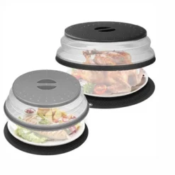 Itopfox Microwave Food Cover And Mat, Large Vented Collapsible Splatter Guard Dish Plate Lid & Silicone Round Kitchen Mat, 4 In 1 -Cookware Store GUEST 01d8f588 d02f 465b 99e0 1828bafac2e6