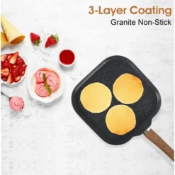 Itopfox Kitchen Academy Induction Cookware Set - 17 Piece Non-Stick Cooking Pan Set, Black Granite Pots And Pans Set For All Stovetops -Cookware Store GUEST 01fa20a4 b728 4e1b b1fd 8de7d6feac18