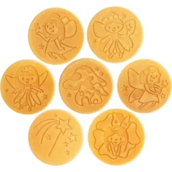 Fairy Friends Mini Pancake Pan - Make 7 Unique Flapjacks - Nonstick Griddle For Breakfast Princess Magic & Quick Easy Cleanup- Adorable And Bite Sized