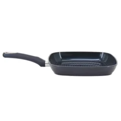 Oster® Oster Hawke 11 Inch Square Ceramic Nonstick Aluminum Grill Pan In Dark Blue