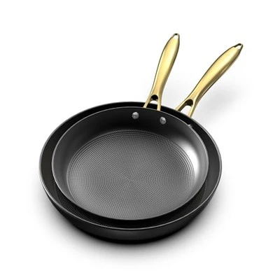 Imarku Non Stick Frying Pans, Professional Cooking Utensils, 2 Pcs - 8 Inch & 10 Inch Frying Pans Nonstick, Honeycomb Long Lasting Pizza Pan Set 11 Imarku Non Stick Frying Pans, Professional Cooking Utensils, 2 Pcs - 8 Inch & 10 Inch Frying Pans Nonstick, Honeycomb Long Lasting Pizza Pan Set - Image 9