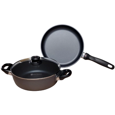 Swiss Diamond 3 Piece Cookware Set - Fry Pan And Casserole 4 Swiss Diamond 3 Piece Cookware Set - Fry Pan And Casserole - Image 2