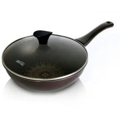 TECHEF Blooming Flower - 12" Nonstick Wok/Stir-Fry Pan With Cover -Cookware Store GUEST 03d54a76 c99f 4f2a 8250 a96a7797efa4