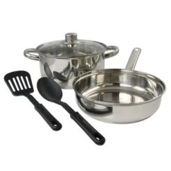 Gibson Home 5 Piece Mirror Polish Stainless Steel Cookware Set -Cookware Store GUEST 0526c935 2774 4aed b10d 63b2d30442de