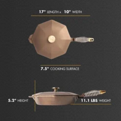 FINEX Cast Iron Skillet With Lid, Modern Heirloom, Handcrafted In The USA, Pre-Seasoned With Organic Flaxseed Oil 15 FINEX Cast Iron Skillet With Lid, Modern Heirloom, Handcrafted In The USA, Pre-Seasoned With Organic Flaxseed Oil -Cookware Store GUEST 064a57be 5013 4a96 aa89 83015efd54f9