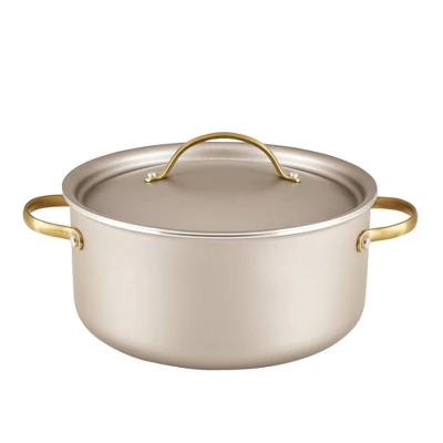 Farberware Radiant 5.5qt Nonstick Dutch Oven With Lid Champagne: Aluminum, Dishwasher-Safe, Round, 5.5qt Capacity 13 Farberware Radiant 5.5qt Nonstick Dutch Oven With Lid Champagne: Aluminum, Dishwasher-Safe, Round, 5.5qt Capacity - Image 11