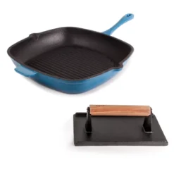 BergHOFF Neo 2Pc Cast Iron Grill Set, Grill Pan & Bacon/Steak Press 23 BergHOFF Neo 2Pc Cast Iron Grill Set, Grill Pan & Bacon/Steak Press -Cookware Store GUEST 084fc690 c0e5 4410 a398 0259eca42400
