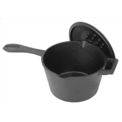 Bayou Classic 2.5 Quart Cast Iron Covered Sauce Pot Cookware With Self-Basting Domed Lid And Pour Spouts For Home Kitchens, Black 9 Bayou Classic 2.5 Quart Cast Iron Covered Sauce Pot Cookware With Self-Basting Domed Lid And Pour Spouts For Home Kitchens, Black -Cookware Store GUEST 085fcc54 9f90 455d 829c bf15602ffaf0