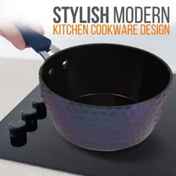 NutriChef Saucepan Pot With Lid - Non-Stick, 1.7 Quart -Cookware Store GUEST 08db9faa a312 4749 a87d bad60dafb3cf