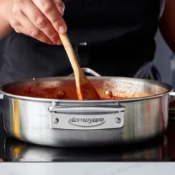 Demeyere Essential 5-ply 3-qt Stainless Steel Saute Pan With Lid -Cookware Store GUEST 0a6de549 b2f3 4d07 986e ef0f02a2ad5f