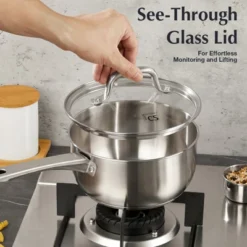 KOCH SYSTEME CS Stainless Steel Saucepan Set, Sauce Pan, Premium Steel Sauce Pan, Induction Saucepans, Oven Safe -Cookware Store GUEST 0b650a39 8a00 471c 80ca 1bddb772531e