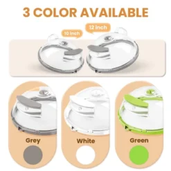 Itopfox Microwave Splatter Cover With Water Steamer, Integrated Handle, Plate Cover, Splatter Guard, Cookware Lid, House Essentials For Gift -Cookware Store GUEST 0c96f60e bb38 417e 9ab0 bbd45d9107dc