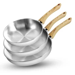 KOCH SYSTEME CS Stainless Steel Pan, Stainless Skillet With Lid For Cooking, Dishwasher Safe -Cookware Store GUEST 0cccd049 87de 4fbe b52b 63d20c03424a