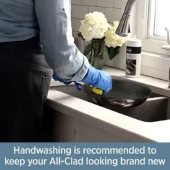 All-Clad D3 3-Ply Stainless Steel Nonstick Fry Pan 10 Inch Induction Oven Broiler Safe 500F Pots And Pans, Cookware Silver