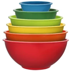 Itopfox Classic Mixing Bowl Set, Microwave And Dishwasher Safe, Ideal For Baking, Prepping, Cooking And Serving Food (Set Of 6, Red) 15 Itopfox Classic Mixing Bowl Set, Microwave And Dishwasher Safe, Ideal For Baking, Prepping, Cooking And Serving Food (Set Of 6, Red) -Cookware Store GUEST 0dd006a2 39f0 4766 bc4e 021997debbd9