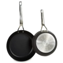 BergHOFF Essentials Non-stick Hard Anodized Fry Pans, Black