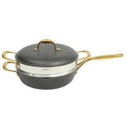 Frok 10 Piece Pots And Pans 4MM Thick Quick Heat Aluminum Cookware Set