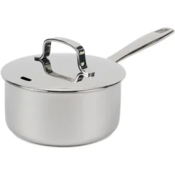 Alva Maestro 2 Qt. Stainless Steel Saucepan With Lid, Pouring Spouts, Non-Toxic PFAS Free, Compatible With All Stovetops, Oven & Induction Safe -Cookware Store GUEST 0fbfc4e8 144a 4287 811c 970fb4700119
