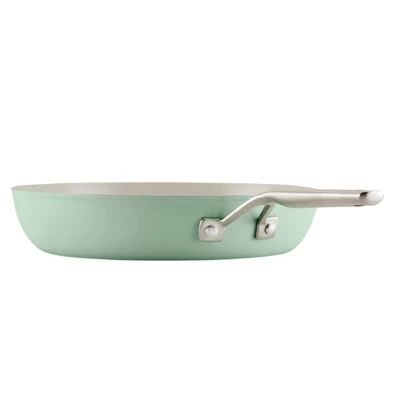 KitchenAid Hard Anodized 10" Nonstick Ceramic Frying Pan - Pistachio: 10 Inch Stir Fry Pan, Stainless Steel Handle, Hand Wash 10 KitchenAid Hard Anodized 10" Nonstick Ceramic Frying Pan - Pistachio: 10 Inch Stir Fry Pan, Stainless Steel Handle, Hand Wash - Image 8