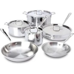 All-Clad D3 3-Ply Stainless Steel Cookware Set 10 Piece -Cookware Store GUEST 0ff93ebd f3cb 47be a747 f568b6f47df7