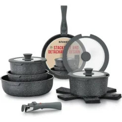 Bakken-Swiss Detachable 13-Piece Cookware Set -Cookware Store GUEST 100c4375 a6f4 47fb ad4c 24a30676eefc