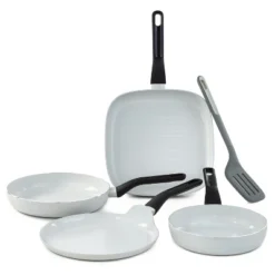 BergHOFF Leo Glints Nonstick Ceramic Cookware Set, Recycled Aluminum -Cookware Store GUEST 1023a8f2 c226 4770 b235 06f6ee83c1f3