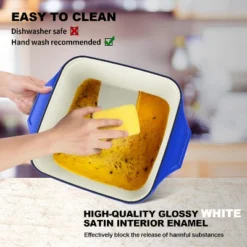 Imarku 5-Quart Enameled Cast Iron Dutch Oven Braiser Pan – Heavy-Duty, Nonstick, Oven-Safe Up To 550°F, Easy-Clean Enamel Coating 13 Imarku 5-Quart Enameled Cast Iron Dutch Oven Braiser Pan – Heavy-Duty, Nonstick, Oven-Safe Up To 550°F, Easy-Clean Enamel Coating -Cookware Store GUEST 10f9b579 6033 4454 9043 1c5e7f21a3f9