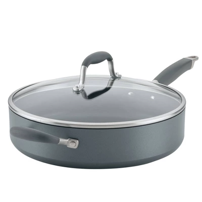 Anolon Advanced Home 5qt Hard Anodized Nonstick Saute Pan With Helper Handle And Lid Moonstone 15 Anolon Advanced Home 5qt Hard Anodized Nonstick Saute Pan With Helper Handle And Lid Moonstone - Image 13