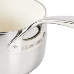 Bloomhouse 3-QT Triply Stainless Steel Sauce Pan W/ Non-Stick Non-Toxic Pro Ceramic Interior 23 Bloomhouse 3-QT Triply Stainless Steel Sauce Pan W/ Non-Stick Non-Toxic Pro Ceramic Interior -Cookware Store GUEST 141bfd7f 05fc 45ae 837e 523d49099387