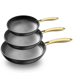 Imarku Professional Cooking Utensils 2Pcs - 10 Inch & 12 Inch Frying Pan Set, Long Lasting Nonstick, Nonstick Pizza Pan,Dishwasher Safe