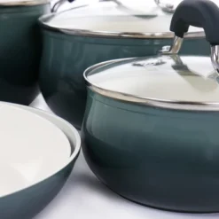 Oster® Oster Corbett 8 Piece Nonstick Aluminum Cookware Set In Blue -Cookware Store GUEST 14676623 4dcb 4d2d 8207 c33afa92f028