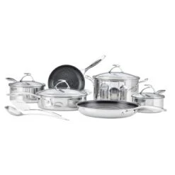 Circulon SteelShield C-Series 10pc Clad Tri-Ply Nonstick Cookware Plus Bonus Utensil Set: Stainless Steel, Induction Safe 16 Circulon SteelShield C-Series 10pc Clad Tri-Ply Nonstick Cookware Plus Bonus Utensil Set: Stainless Steel, Induction Safe -Cookware Store GUEST 161f5079 9bb2 4b49 912a 63b257d27ce2