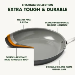 GreenPan Chatham 11" Hard Anodized Healthy Ceramic Nonstick Grill Pan -Cookware Store GUEST 16a3e887 9c14 4d1f 89b3 843f0f6bc001