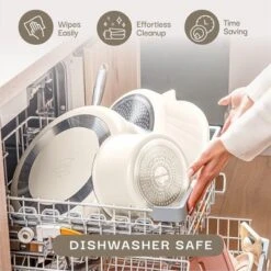 Gotham Steel Dutch Oven 5 Qt Pot With Lid Nonstick Ceramic Cooking Hot Pot Cast Aluminum Induction Stock Pot -Cookware Store GUEST 171552b7 7895 49ab a7b3 0db1c32d89df