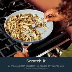 Ninja 10pc NeverStick Ceramic Pro Cookware Set: Nonstick Pans, Pot Set, Dishwasher-Safe, Induction Compatible 15 Ninja 10pc NeverStick Ceramic Pro Cookware Set: Nonstick Pans, Pot Set, Dishwasher-Safe, Induction Compatible -Cookware Store GUEST 1880234d 29dc 4440 bfce 92f085266cdb