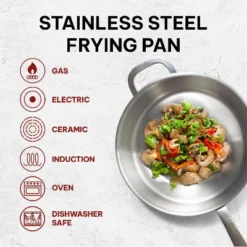 Beka Maestro Frying Pan Skillet - Stainless Steel Pan For Stainless Steel Cookware Set 5-Ply Construction, Oven Safe, Non Toxic Cookware 14 Beka Maestro Frying Pan Skillet - Stainless Steel Pan For Stainless Steel Cookware Set 5-Ply Construction, Oven Safe, Non Toxic Cookware -Cookware Store GUEST 188a20fa bc01 4b42 b1c8 40e84c8caaa0