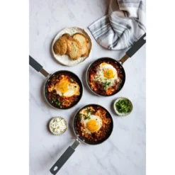 Granitestone 5.5" Nonstick Egg Pan With Rubber Grip Handle