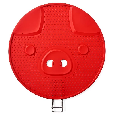 Talisman Designs Silicone Bacon Grease Splatter Guard, 13 Inch, Red 4 Talisman Designs Silicone Bacon Grease Splatter Guard, 13 Inch, Red - Image 2