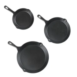 COMMERCIAL CHEF Pre-Seasoned Cast Iron 3-Piece Skillet Set, 6Inch 8Inch 10 Inch, Black 14 COMMERCIAL CHEF Pre-Seasoned Cast Iron 3-Piece Skillet Set, 6Inch 8Inch 10 Inch, Black -Cookware Store GUEST 1a35a297 b350 461e 8891 8271451dd8be