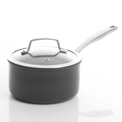 Kenmore Pro Arbor Heights 10 Piece Nonstick Aluminum Cookware Set In Black 10 Kenmore Pro Arbor Heights 10 Piece Nonstick Aluminum Cookware Set In Black - Image 8