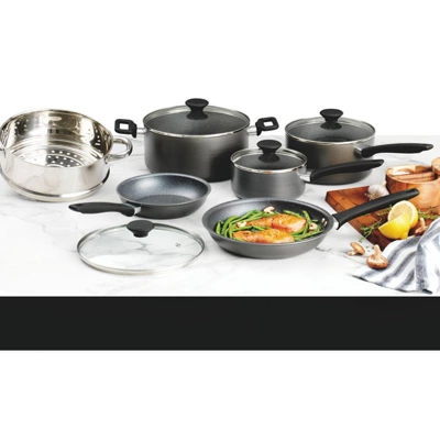 Granitestone Pro Premier Hard Anodized 10 Piece Nonstick Cookware Set 5 Granitestone Pro Premier Hard Anodized 10 Piece Nonstick Cookware Set - Image 3