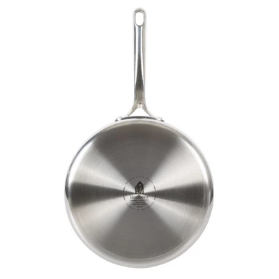 Bloomhouse 10 Inch Triply Stainless Steel Fry Pan W/ Lid W/ Non-Stick Non-Toxic Pro Ceramic Interior Frying Pan 3 Bloomhouse 10 Inch Triply Stainless Steel Fry Pan W/ Lid W/ Non-Stick Non-Toxic Pro Ceramic Interior Frying Pan