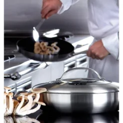 Scanpan CTX 12.75 Inch Nonstick Chef's Pan, 5.25 Quart, Stainless Steel -Cookware Store GUEST 1e5fcd5e bdf8 4e18 9498 4a4becb981b3