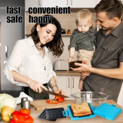 Itopfox Microwave Toaster Sandwich Maker, Waffle Maker, Panini Press, Dishwasher Safe, No Electricity, Fast Cooking, Time Saving, Portable For Travel -Cookware Store GUEST 1e8b6893 411d 4d37 951c fcf8e1c2aded