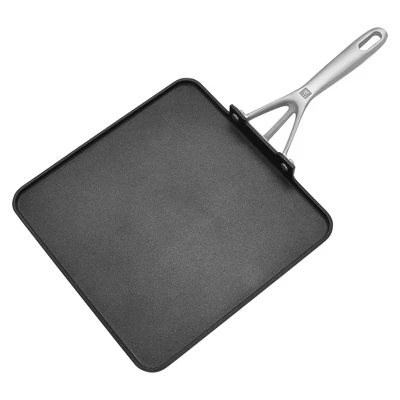ZWILLING Motion Hard Anodized 11 X 11-inch Aluminum Nonstick Square Griddle 4 ZWILLING Motion Hard Anodized 11 X 11-inch Aluminum Nonstick Square Griddle - Image 2