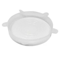 Norpro 6 Piece Reusable Food-Safe Silicone Lids Set - Fits 2.5" To 11" Openings