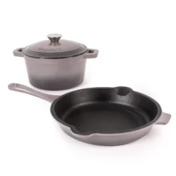 BergHOFF Neo 3Pc Cast Iron Cookware Set, 3qt. Covered Dutch Oven & 10" Fry Pan -Cookware Store GUEST 203007bc 48d1 4698 aee9 92e71f6cb4ca